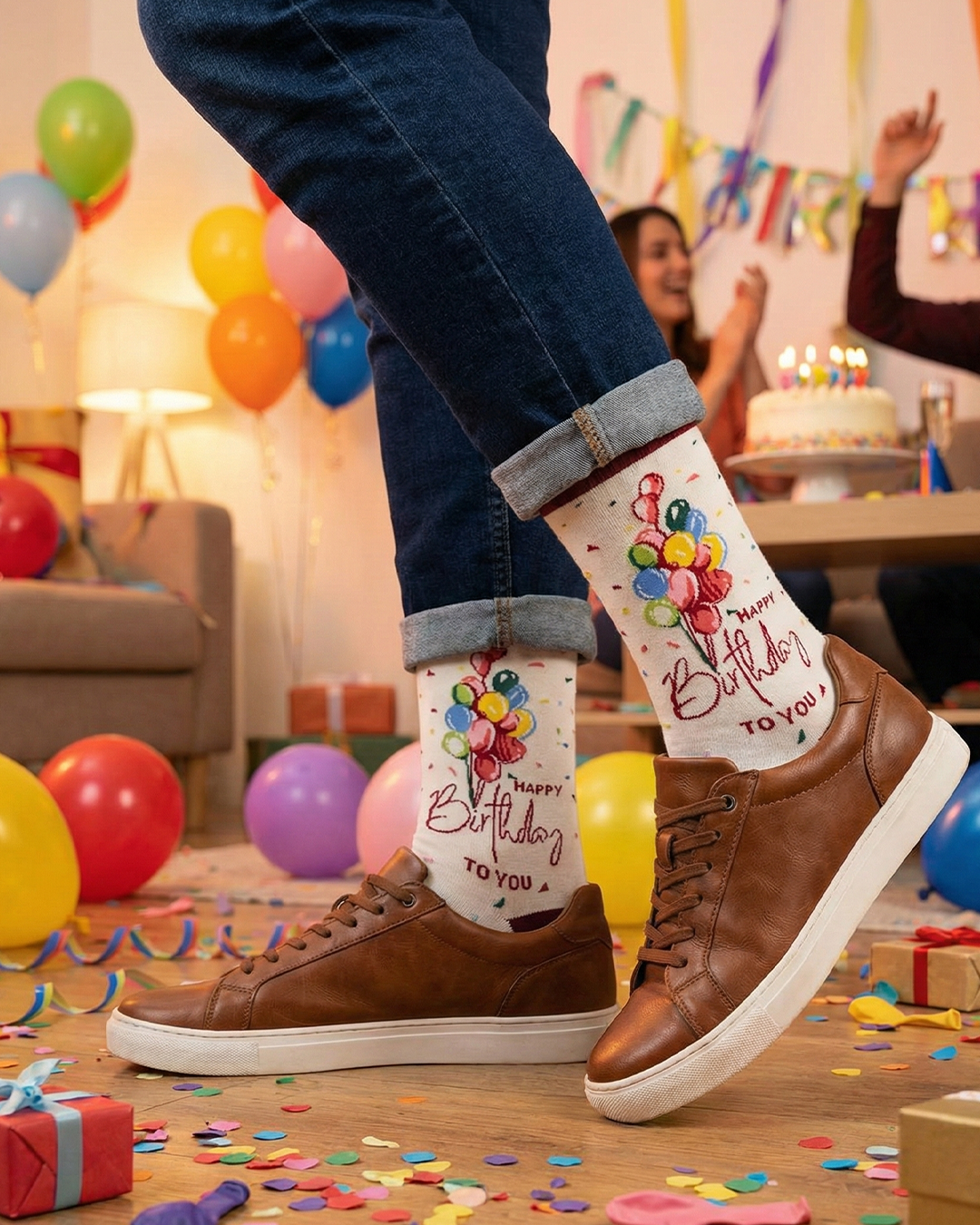 Happy Birthday Socks Party Celebration Series